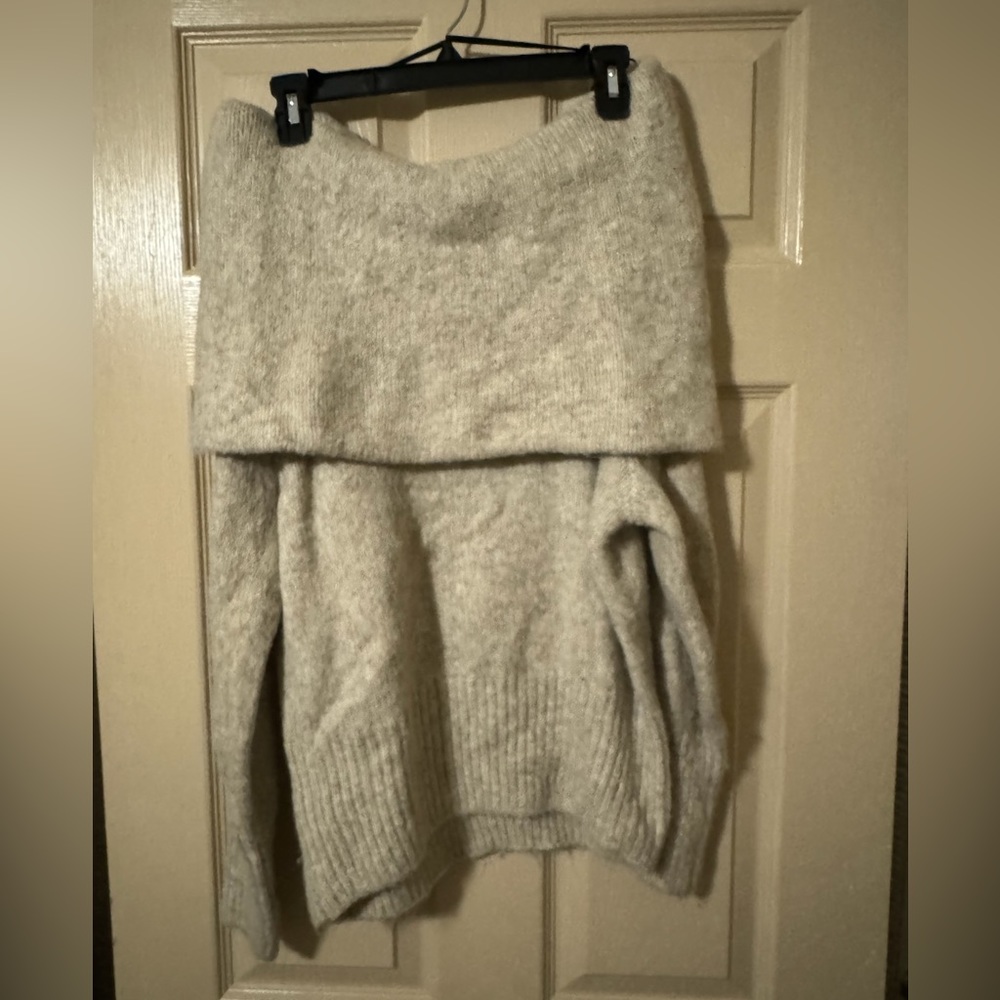 Off the shoulder sweater